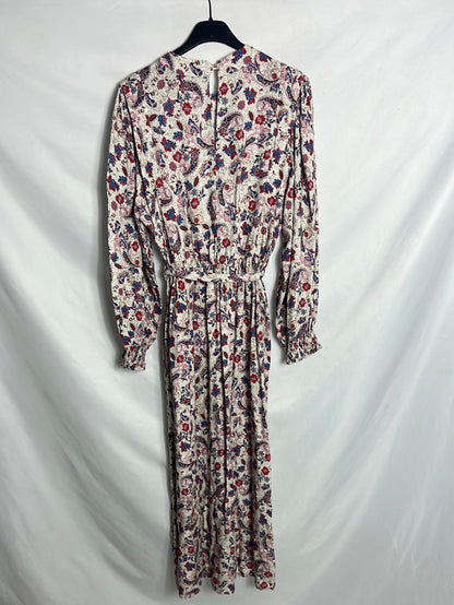 MAGNOLYA. Vestido midi estampado. T 0( S)