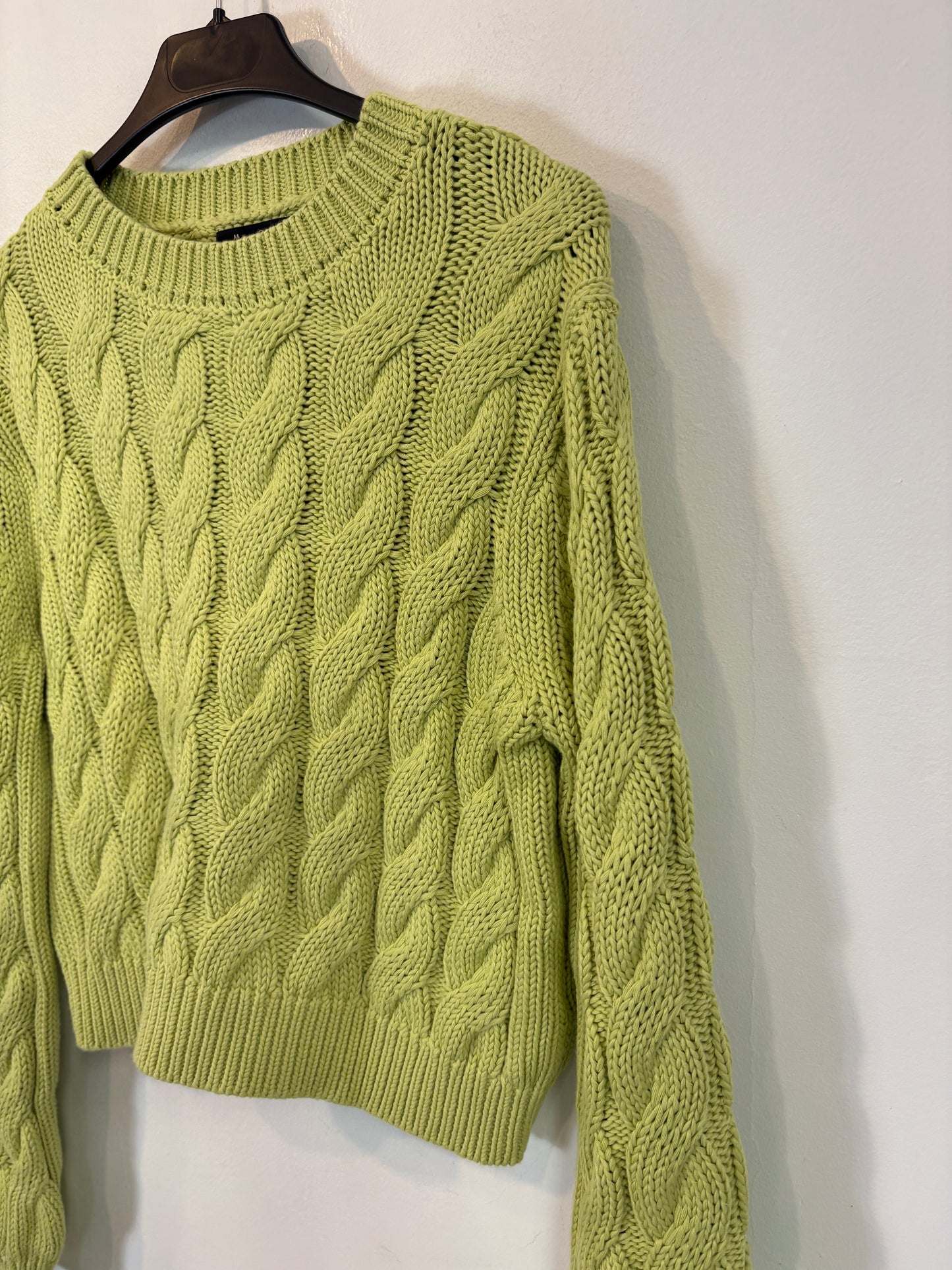 ZARA. Mustard textured back top. TS