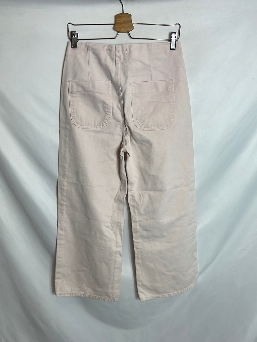 ZARA. Denim rosa claro culotte . T 36