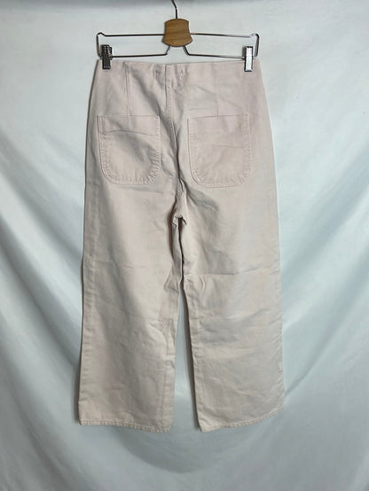 ZARA. Denim rosa claro culotte . T 36
