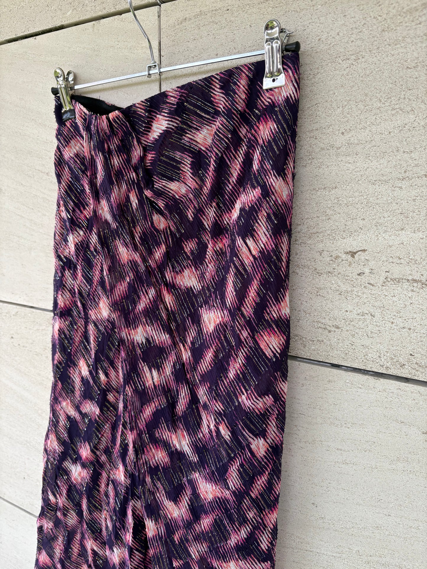 IRO. Falda midi estampada