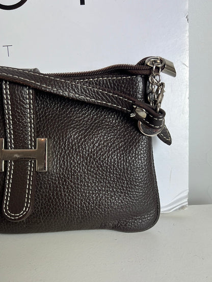 OTRAS. Bolso mini piel marrón