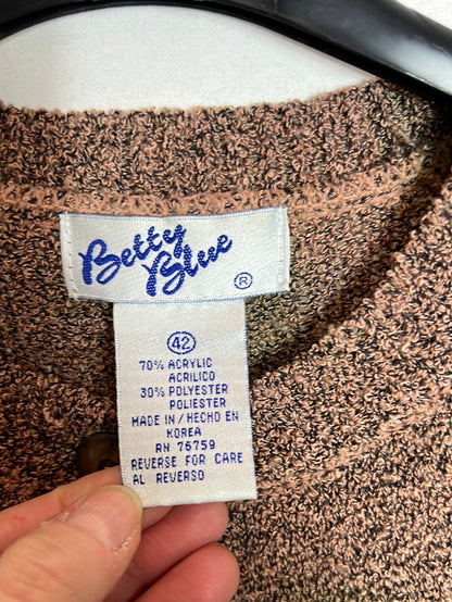 BETTY BLUE. Rebeca bicolor jaspeada corta. T 42(S/M)