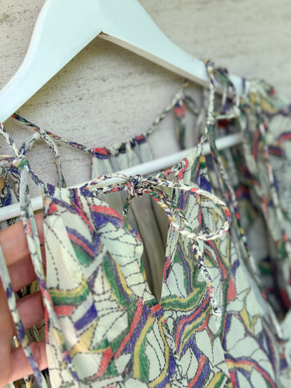 ISABEL MARANT. Vestido corto seda fluido. T S