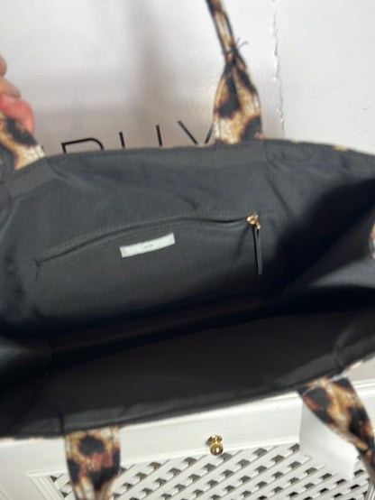 H&M. Bolso tote rígido animal print