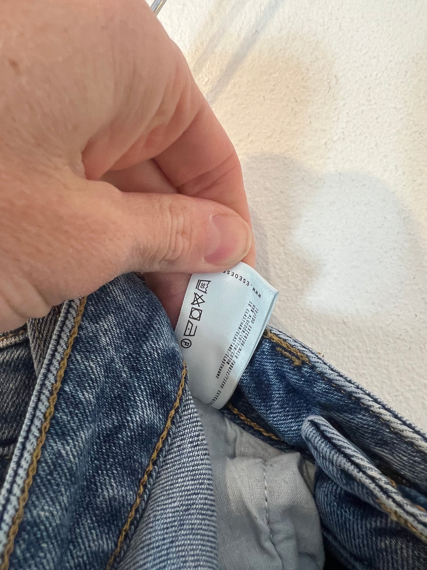 ESE O ESE. Denim recto claro