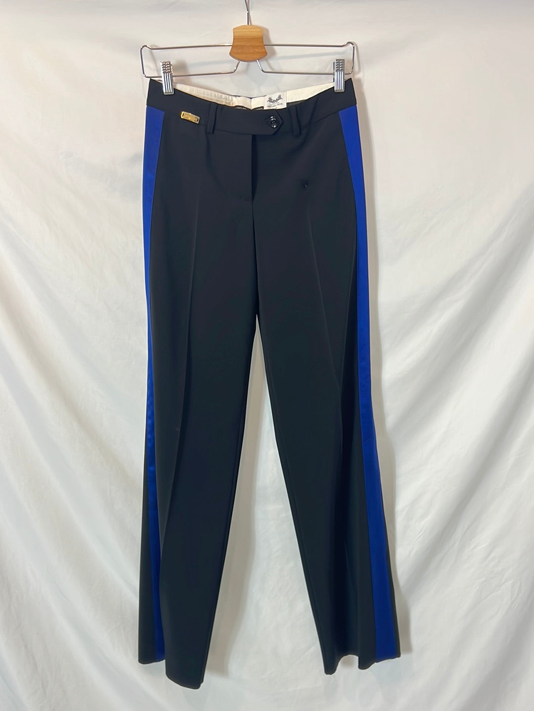 ANTONIO CROCE. Pantalón negros raya lateral T.38