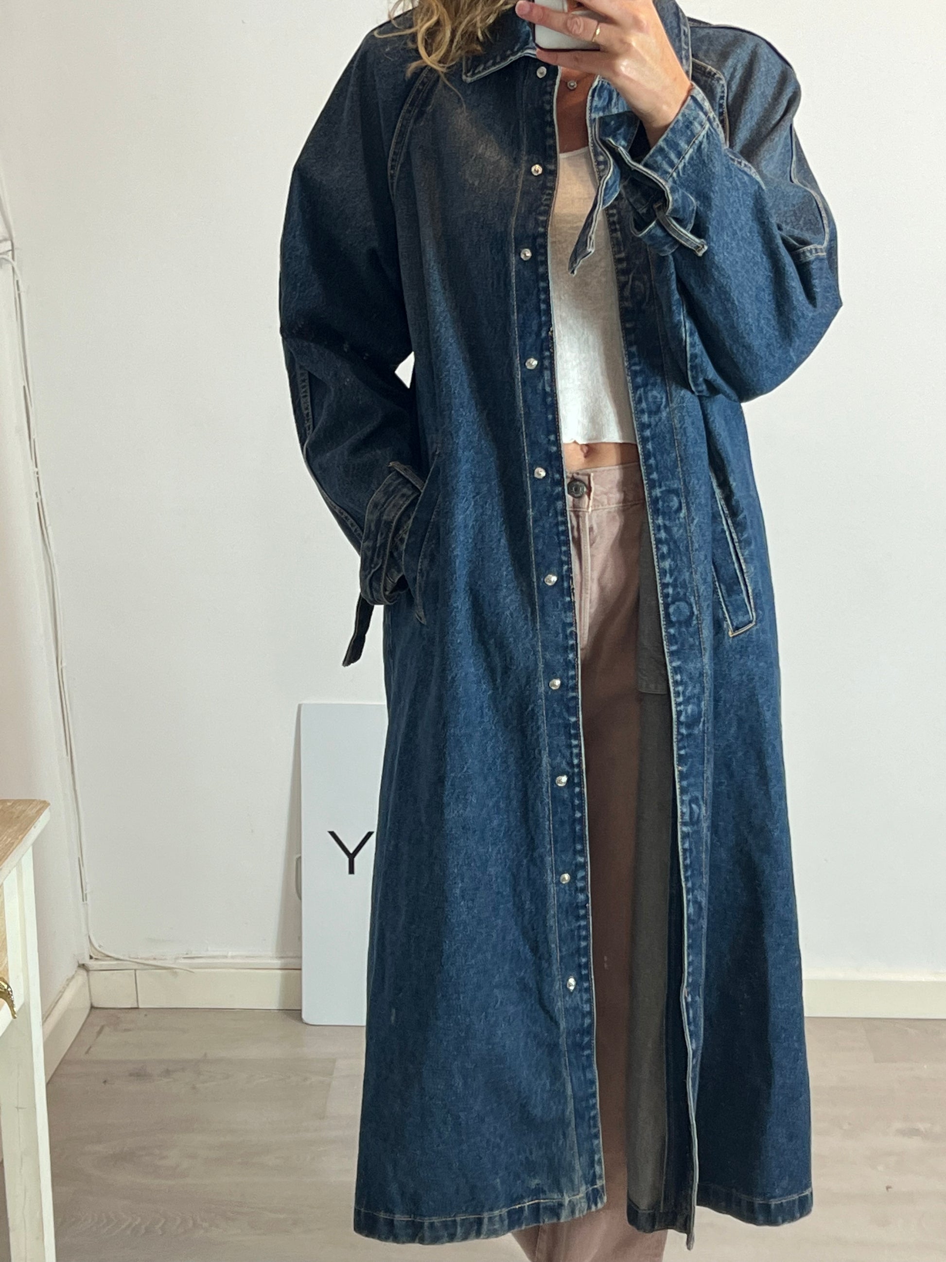 Cazadora denim larga – Hibuy market