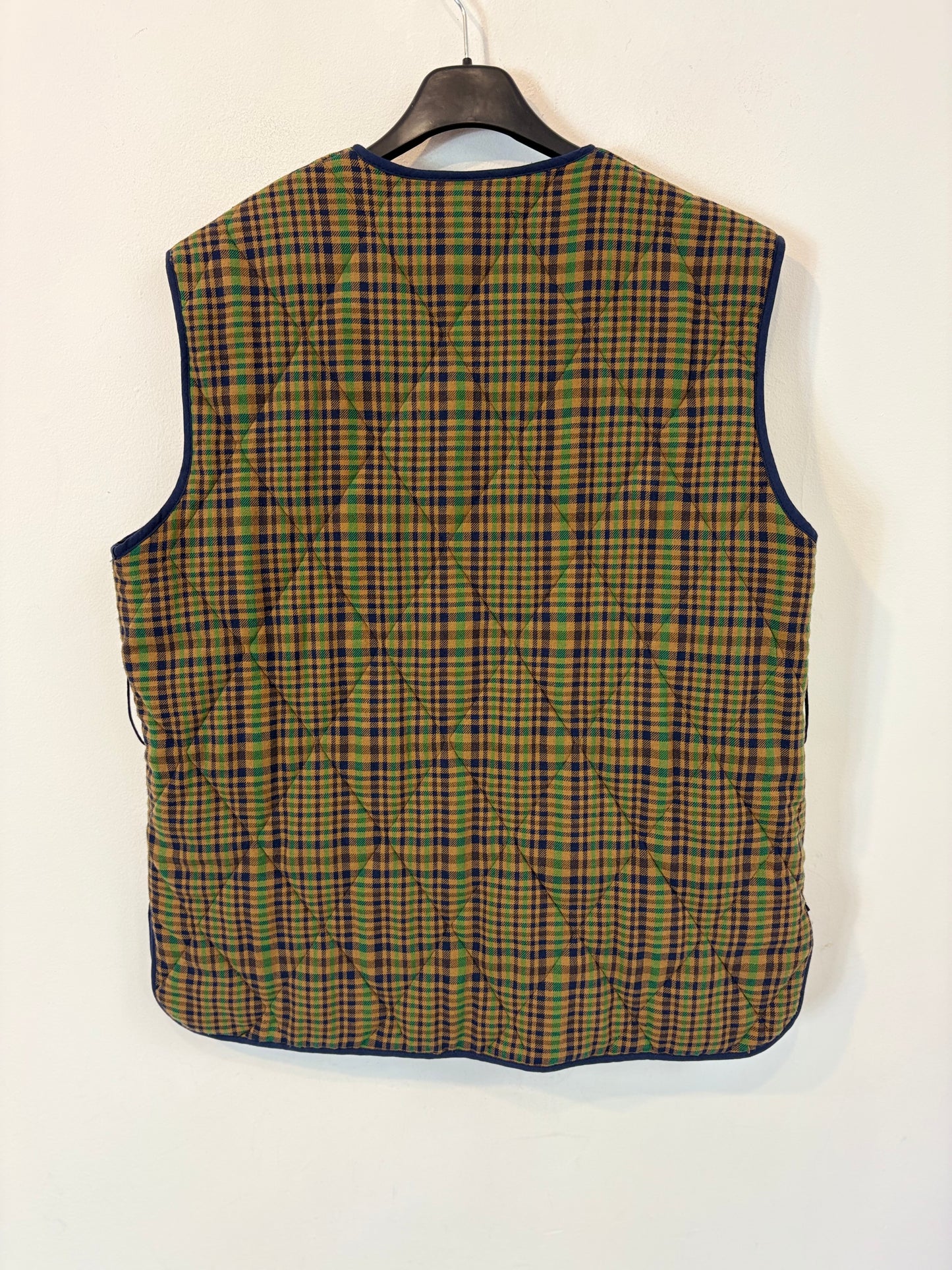 CHLOÉ STORA PARIS. Chaleco acolchado cuadros