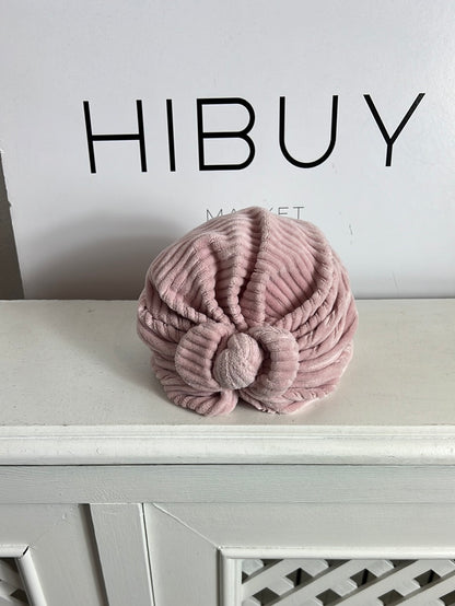 OTHERS. Pink turban hat. Size 1-3 years