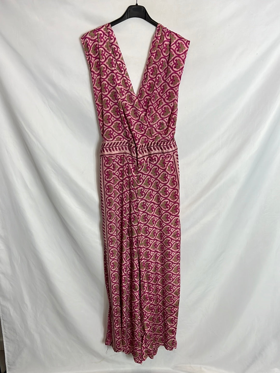 KALAMI. Mono fluido rosa detalle espalda. TU (M)