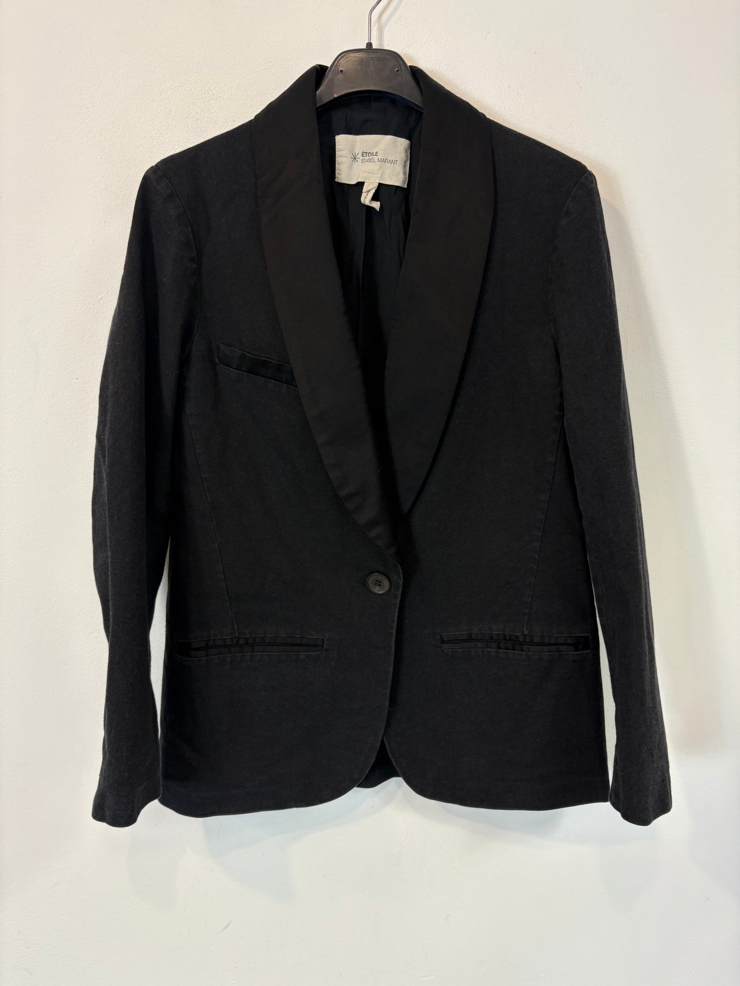 ISABEL MARANT ÉTOILE. Blazer denim detalle solapa