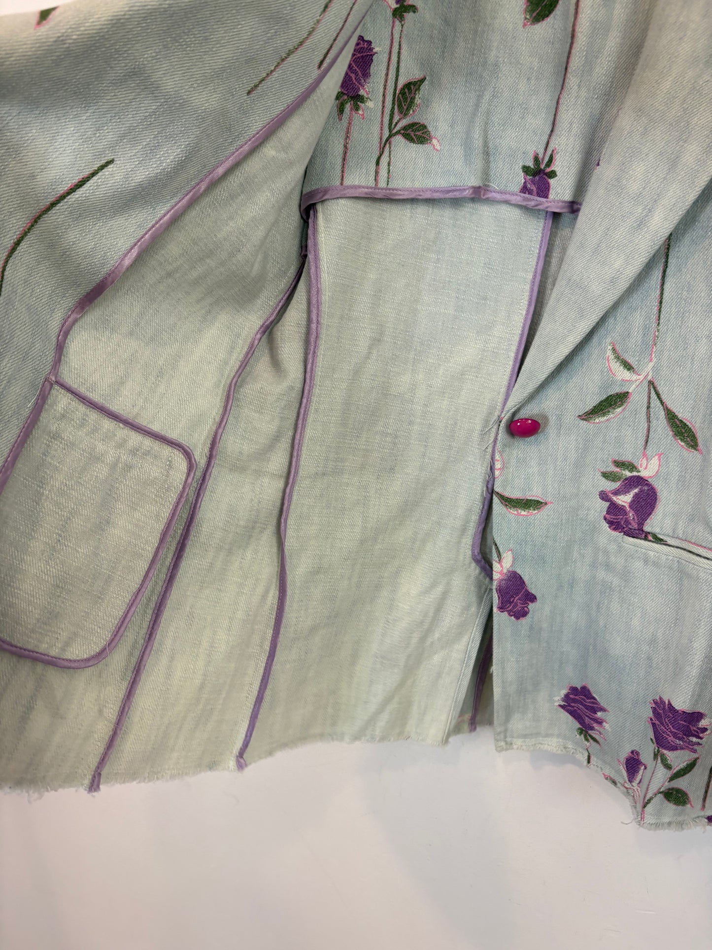 DIXIE. Blazer estampada algodón. T S