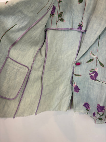 DIXIE. Blazer estampada algodón. T S