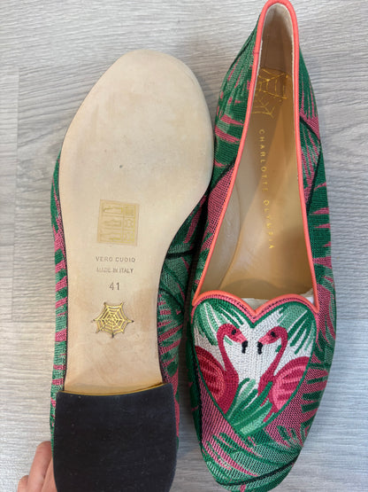 CHARLOTTE OLYMPIA. Zapato smoking siippers flamencos
