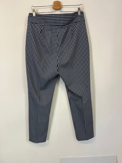 ZARA. Blue checked trousers, size 44