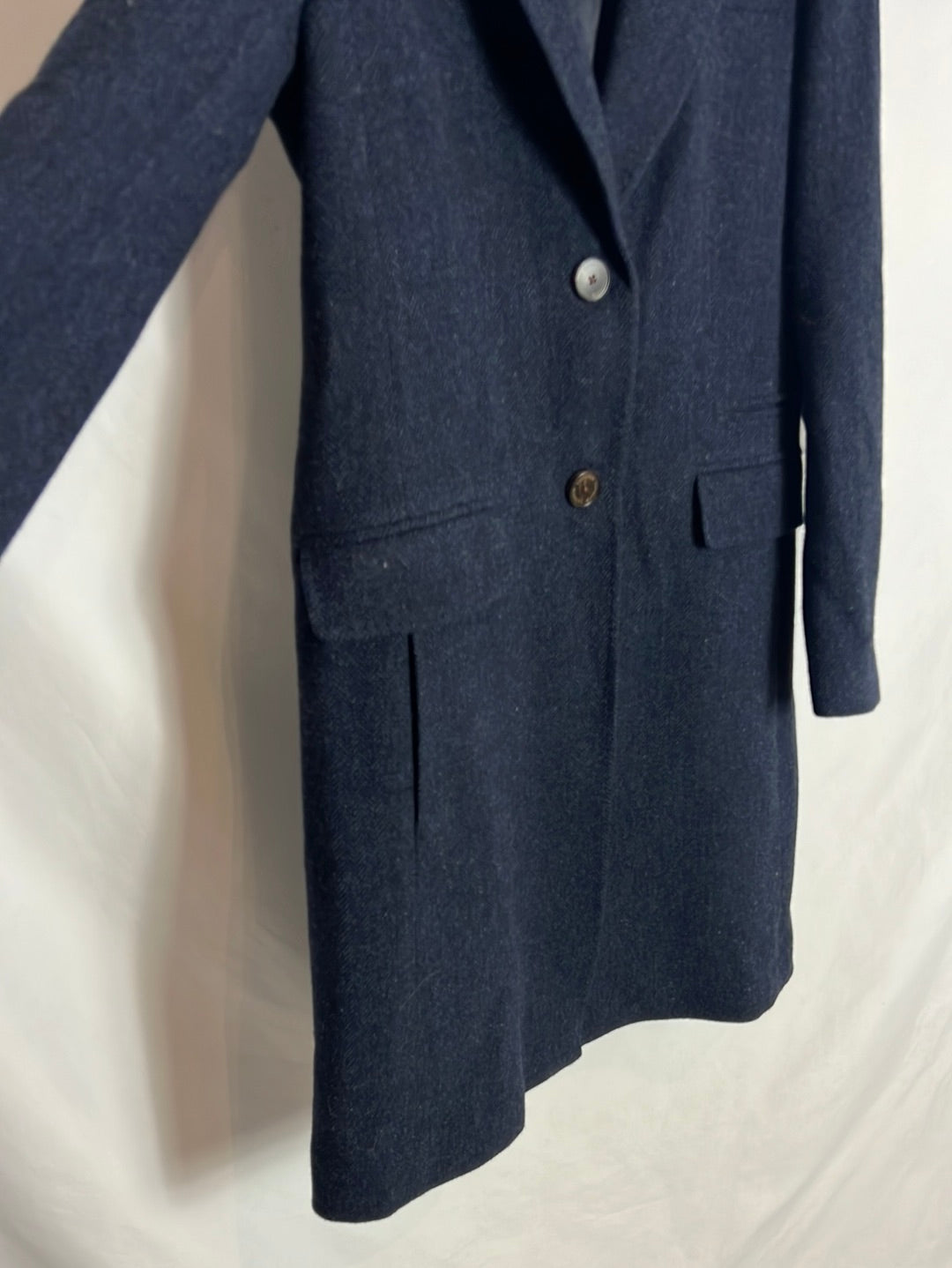 LLOYD'S. Abrigo azul espiga T.s