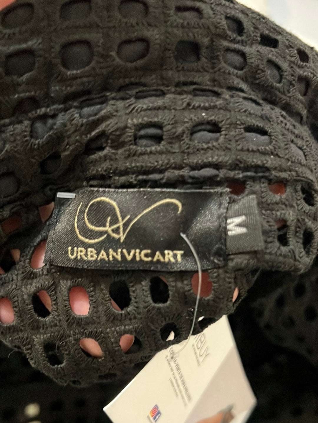 URBANVICART. Die-cut black jumpsuit TM