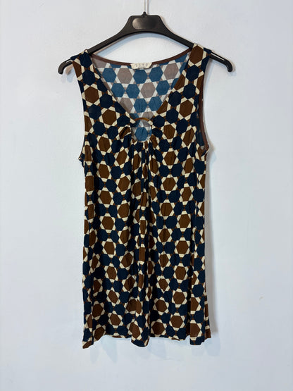 SIYU. Conjunto estampado retro