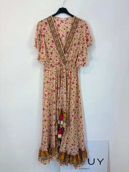 TARIFA SOUL. Vestido seda asimétrico. T M