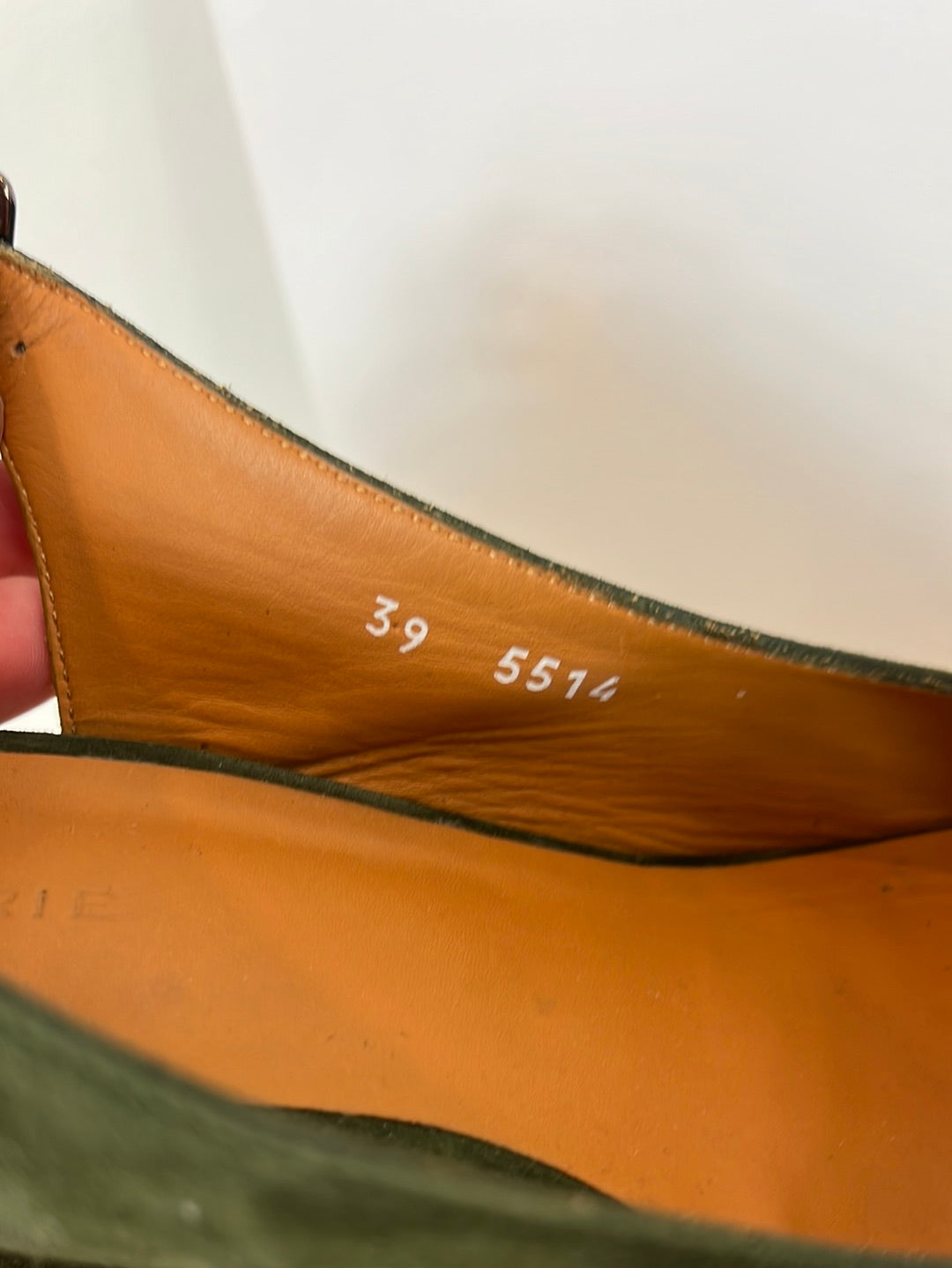 CLERGERIE. Sandalias plataforma verde  T.39