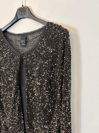 ZARA. Chaqueta lentejuelas mini. T M