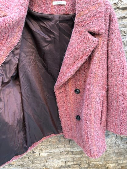 SESSÚN. Abrigo jaspeado colores