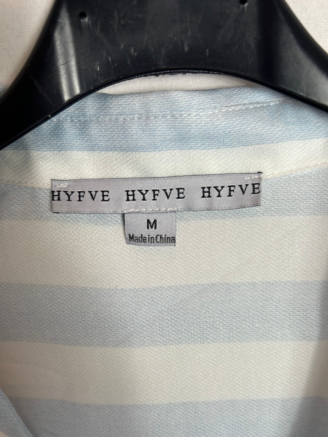 HYFVE. Striped wrap blouse Tm