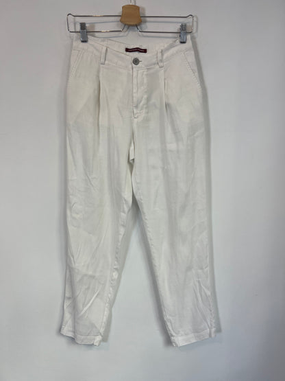 COMPTOIR DES COTONNIERS. Pantalón blanco con lino. T XS