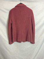 MASSIMO DUTTI. Blazer lana rosa. T 42 (M) (tara)
