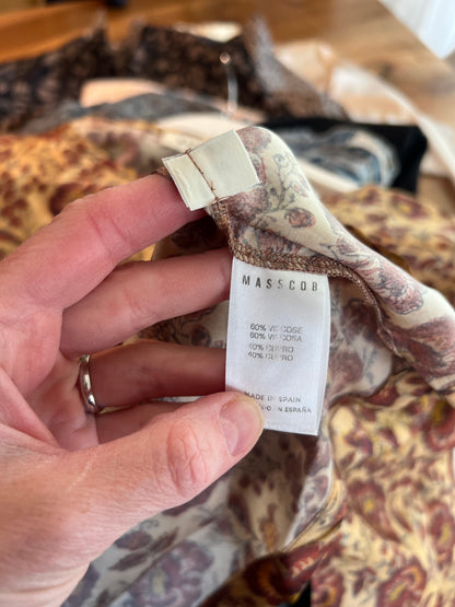 MASSCOB. Top flores fluido. T XS