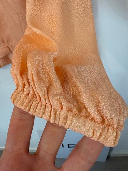 FORTE FORTE. Blusa mandarina con seda