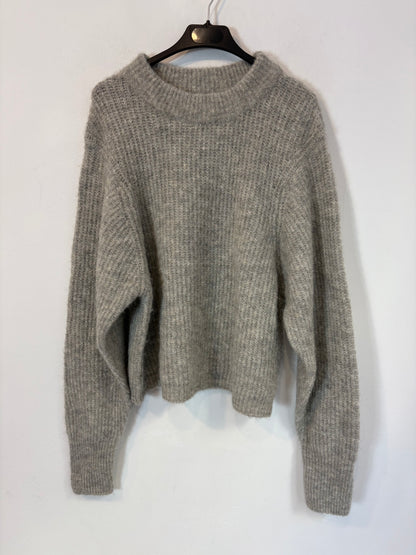 AMERICAN VINTAGE. Jersey gris con lana