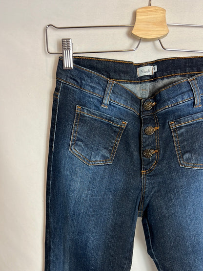 NICOLI. Denim campana abotonado. T 36