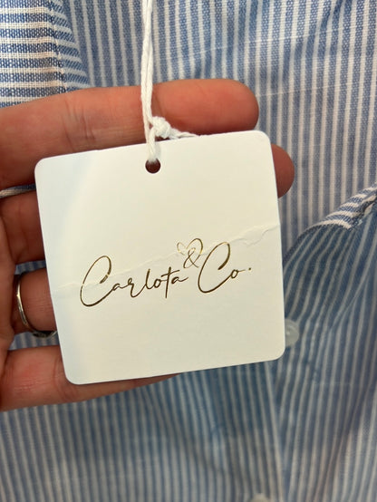 CARLOTA&CO. Blusa rayas corazones T.m/l