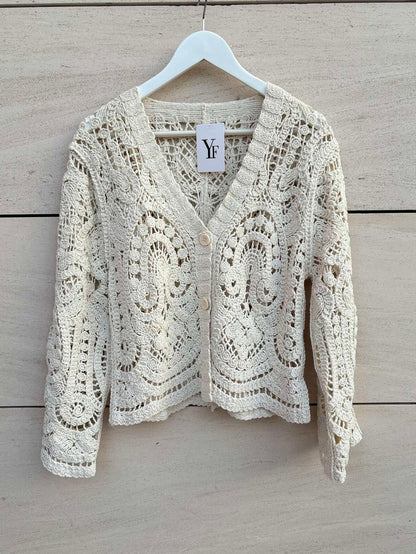 Chaqueta algodón beige
