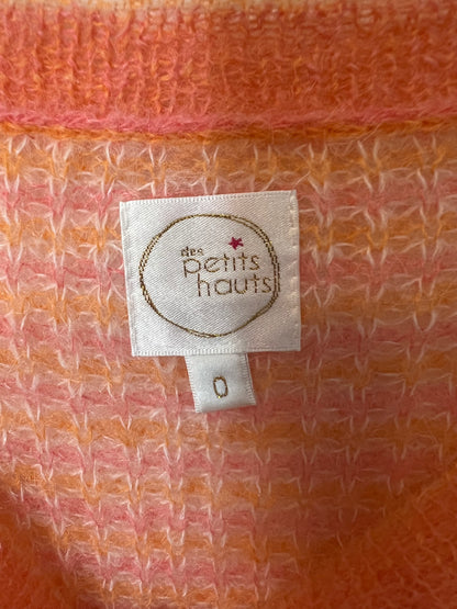 DES PETITE HAUTS. Jersey colores naranja y rosa T.0(xs)