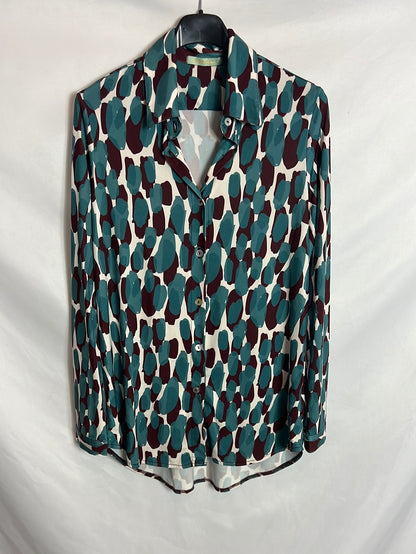 PAROLE. Blusa fluida estampada. TS