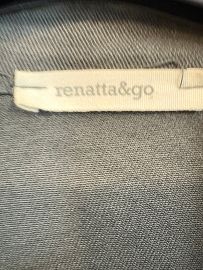 RENATTA&GO. Cazadora azul costuras. TU