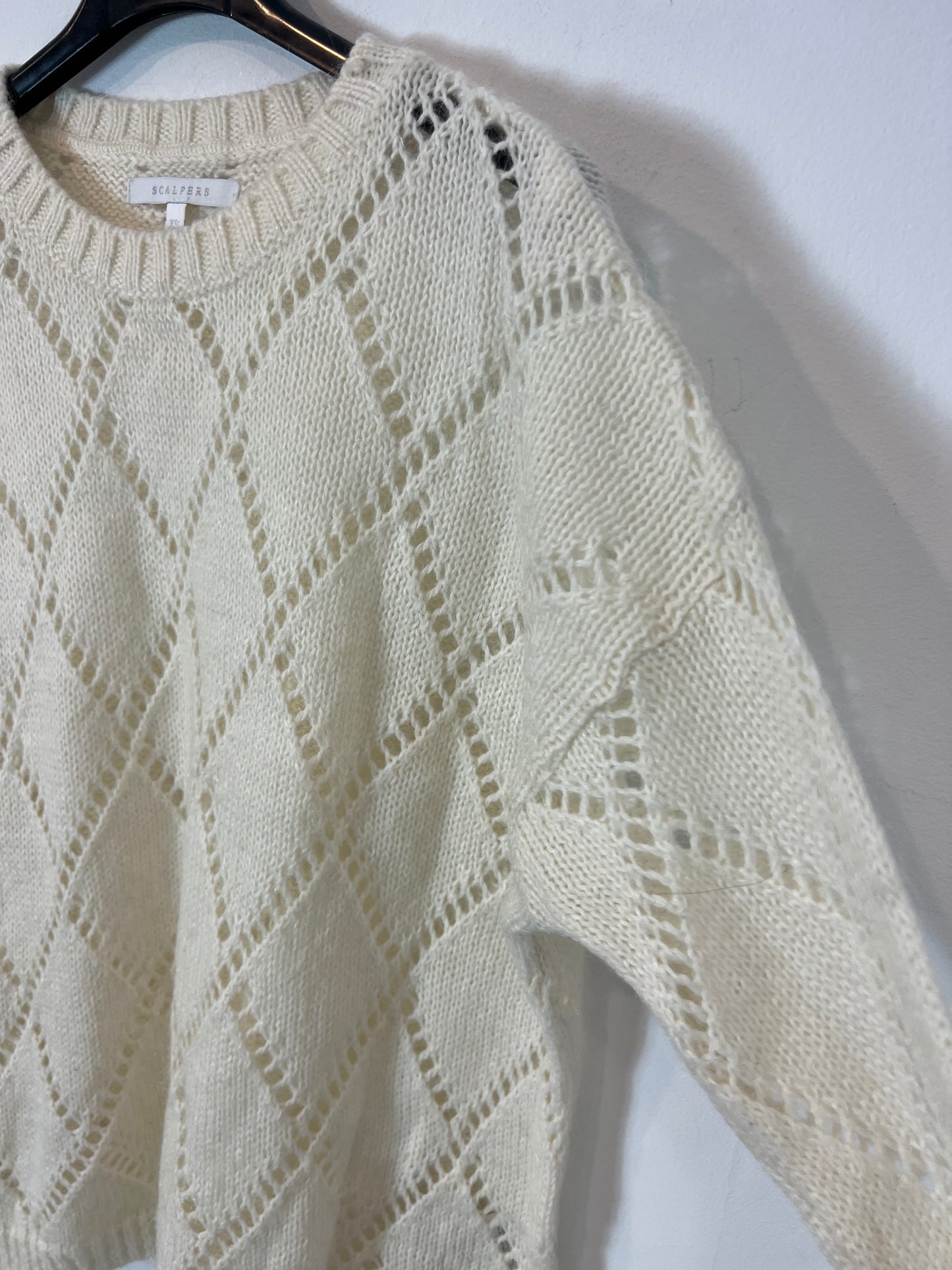 SCALPERS. Jersey beige claro. T XS