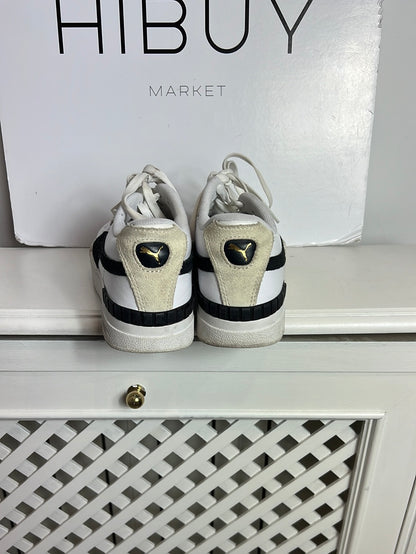 PUMA. Zapatillas blancas y negras. T 38 (Tara)