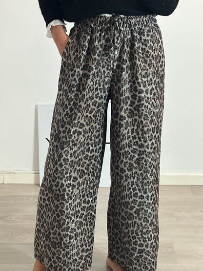 OTRAS. Pantalón fluido animal print T.u(m)