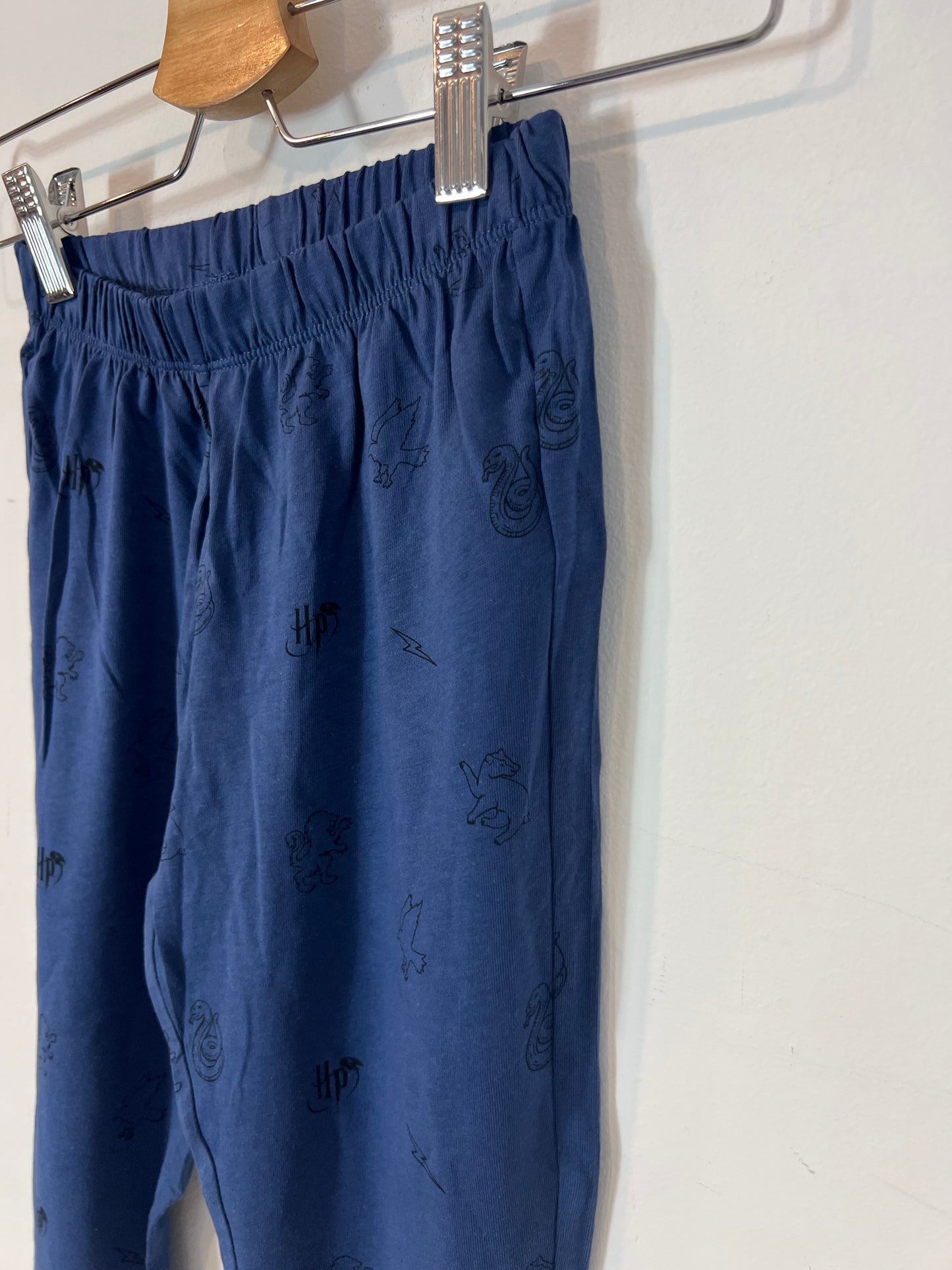 ZARA. Blue and gray patterned pajamas. Size 5-6 years.