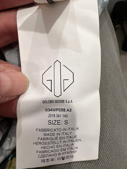 GOLDEN GOOSE. Vestido midi flores T.s