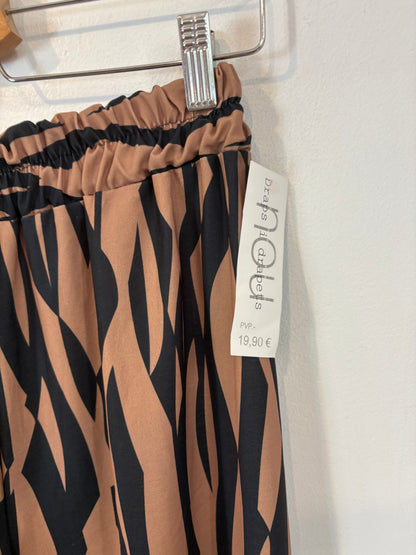 OTHERS. Two-tone printed trousers. TS/M