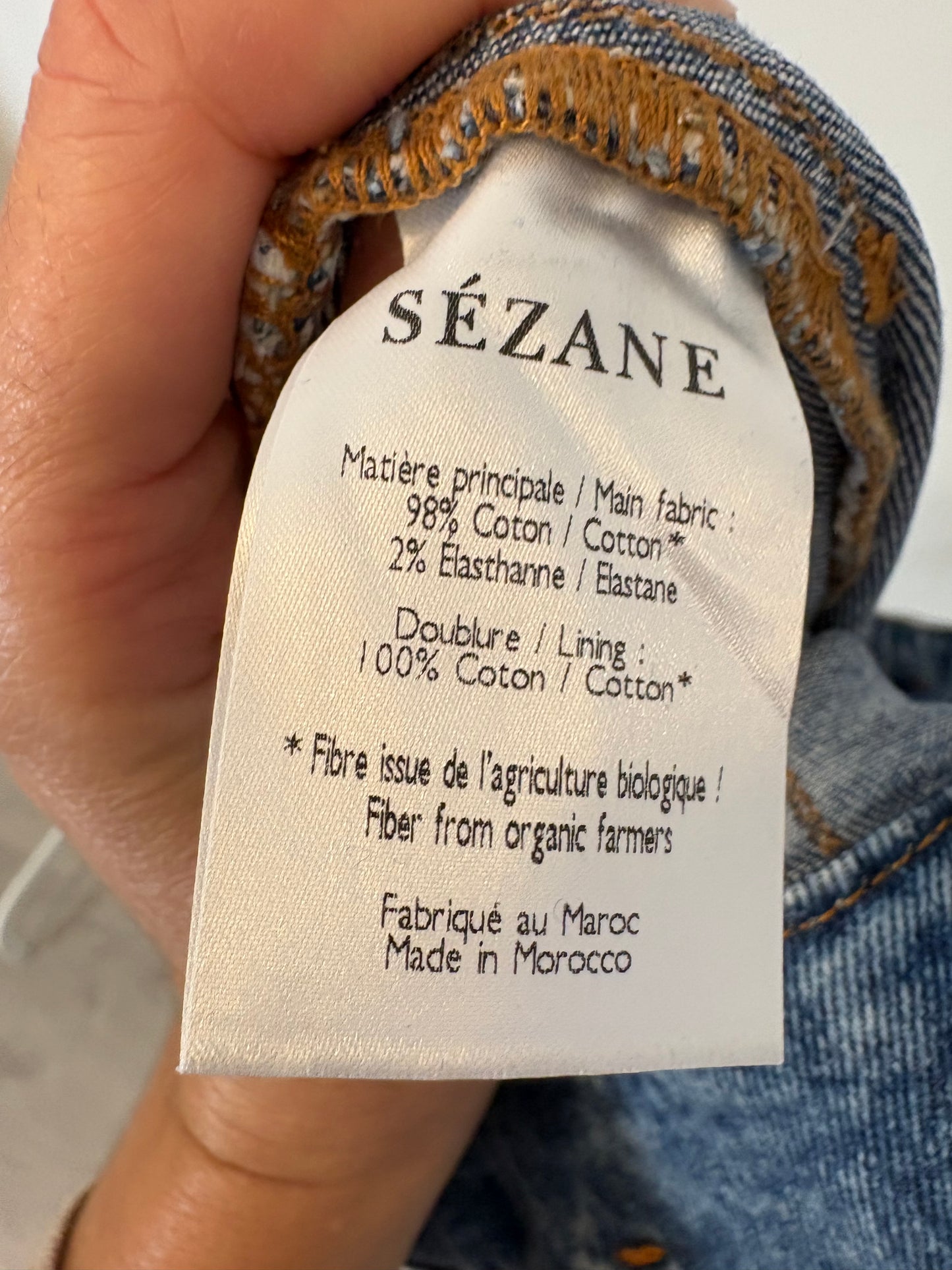 SÉZANE. Denim pinzas lazada