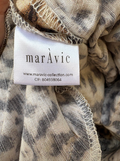 MARÁVIC. Vestido midi animal print T.xs