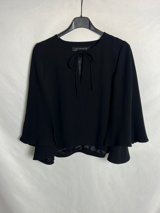 ZARA. Capa corta negra . T S