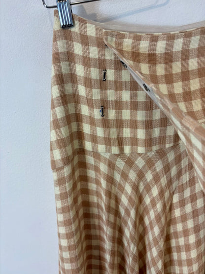 IQ COLLECTION. Conjunto top y falda vichy