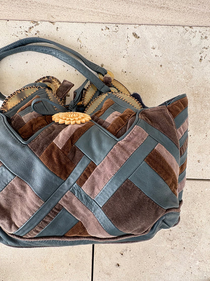 JAMIN PUECH. Bolso de hombro texturas